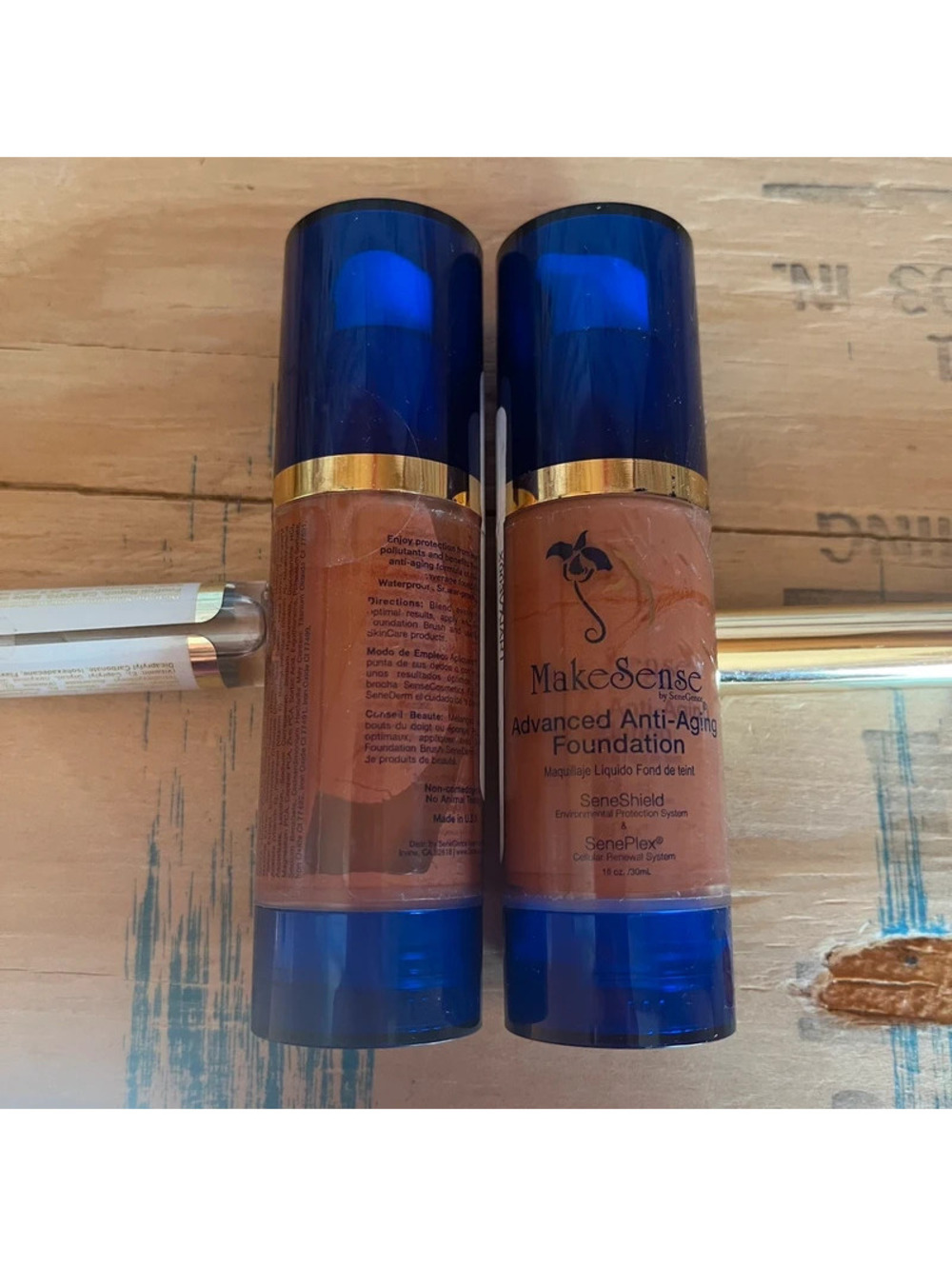 New Lot of 2 MakeSense Advanced Aging Foundation - Adobe